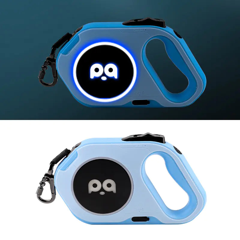 Automatic Retractable LED Dog Leash for Outdoor Use