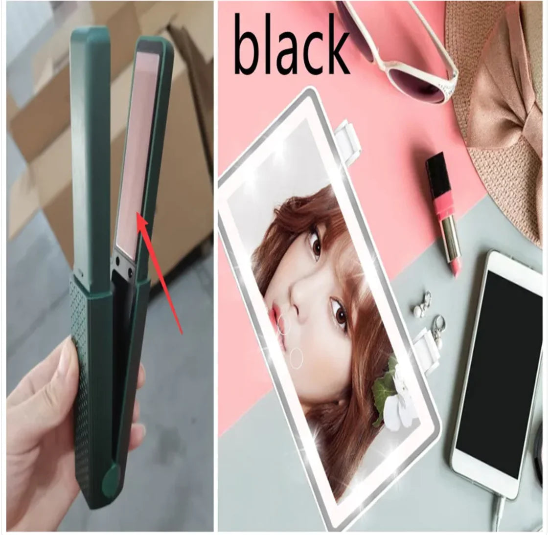 Cordless Mini Ceramic Hair Straightener