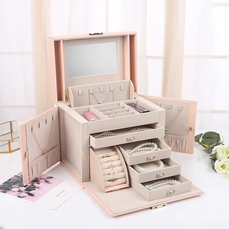 Large Capacity Multifunctional Jewelry Storage Box