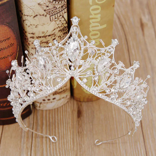Bridal Crown Headpiece, European Style Wedding Accessory